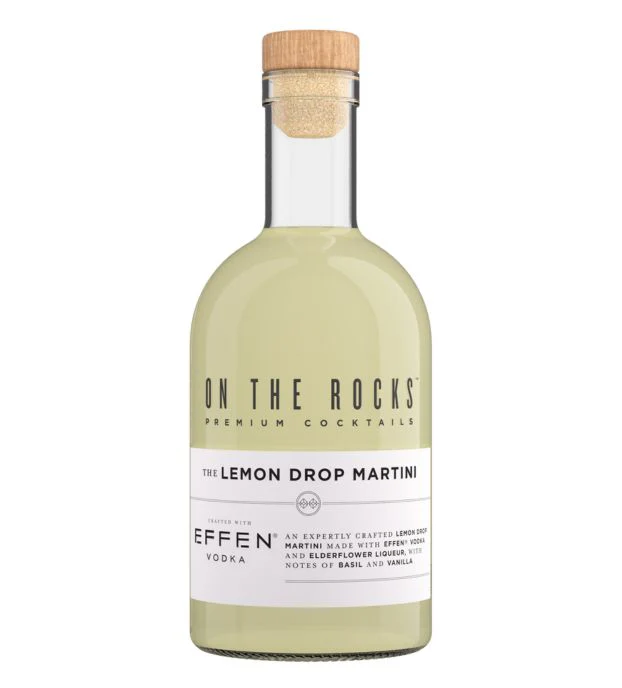 On The Rocks Lemon Drop Martini bottle