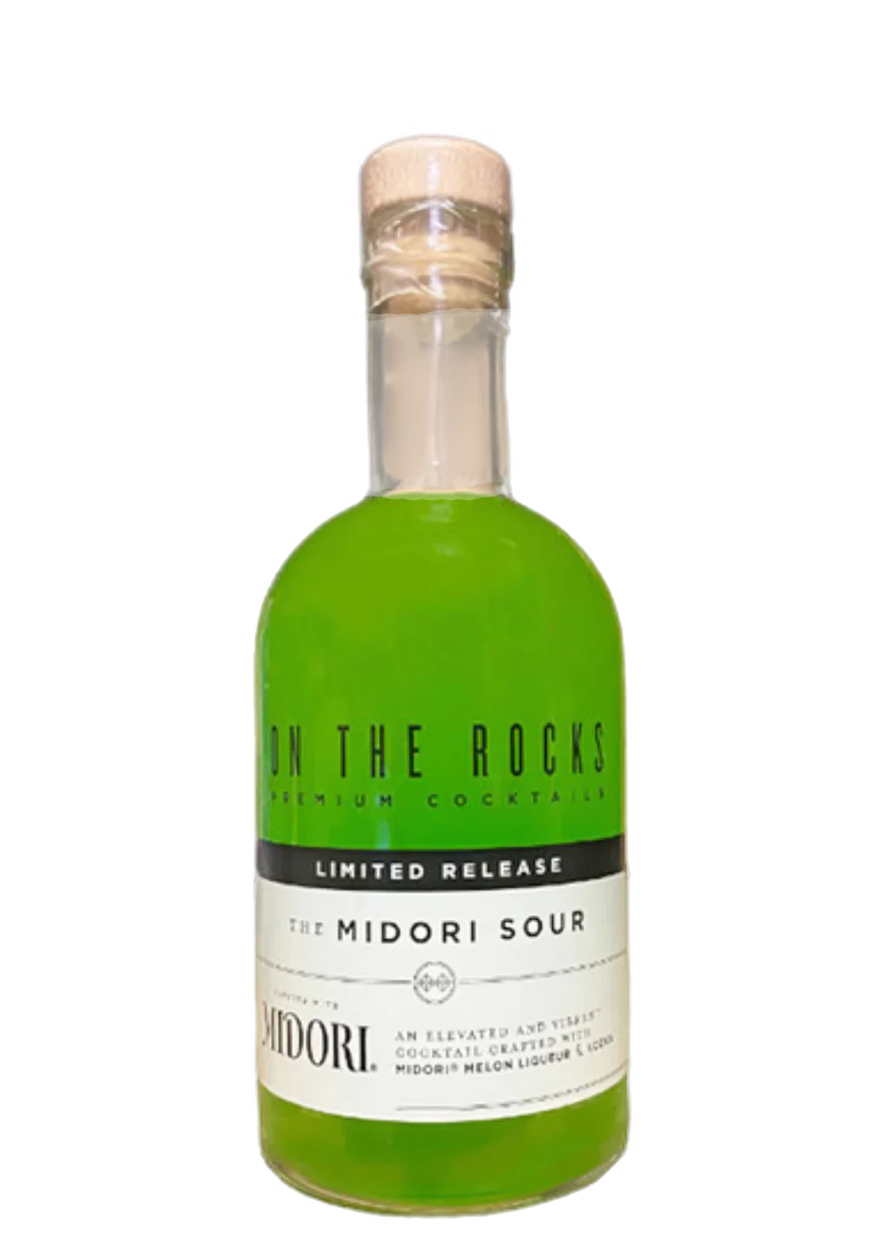 On The Rocks Midori Sour bottle
