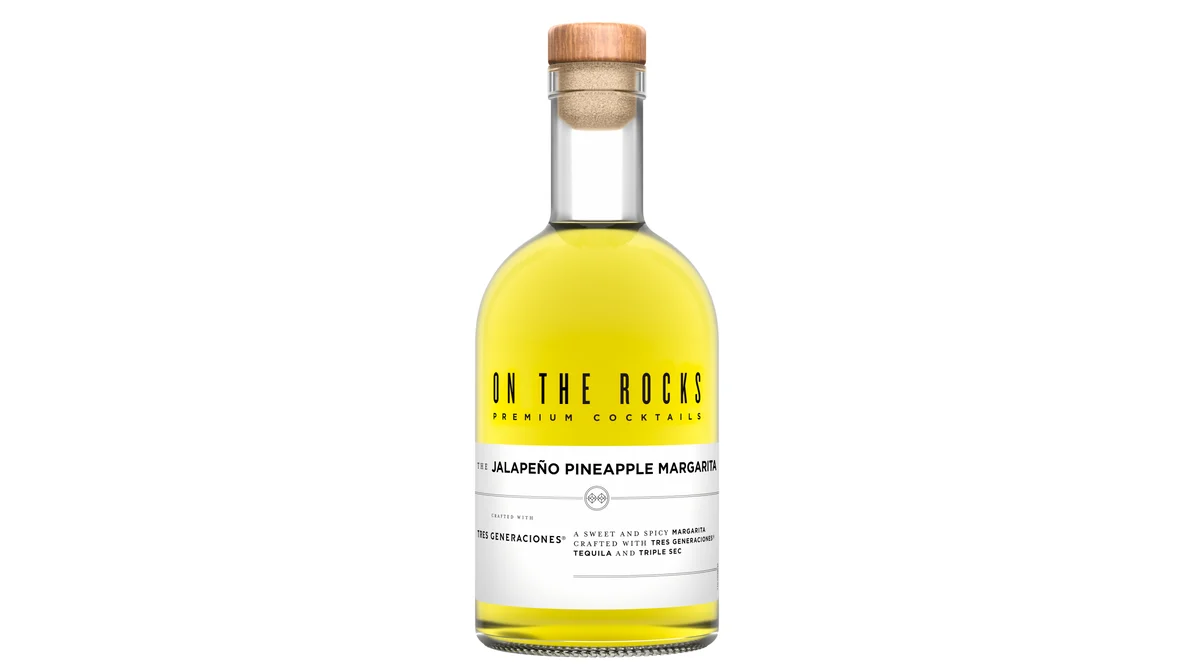 On The Rocks Tres Gen Jalapeno Pineapple Margarita Pet bottle