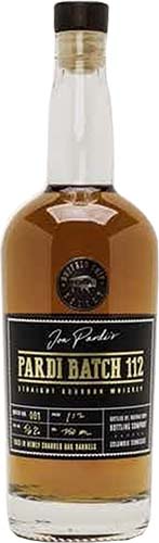 Pardi Batch 112 Bourbon bottle