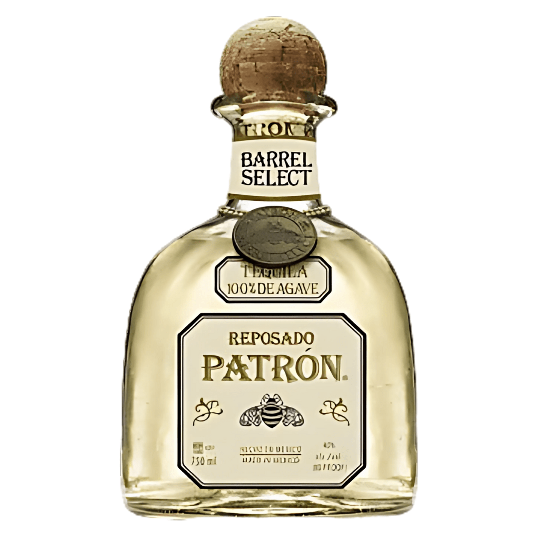 Patron Reposado Barrel Select Top Golf bottle