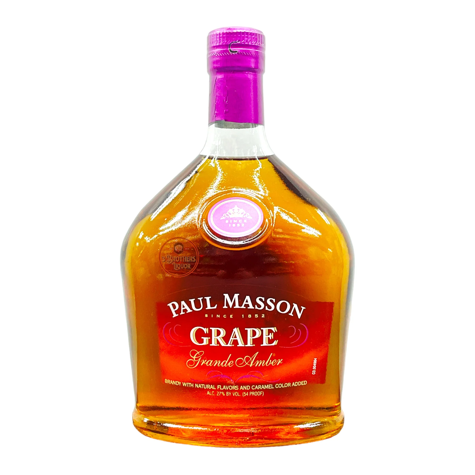 Paul Masson Grape Grande Amber Brandy bottle