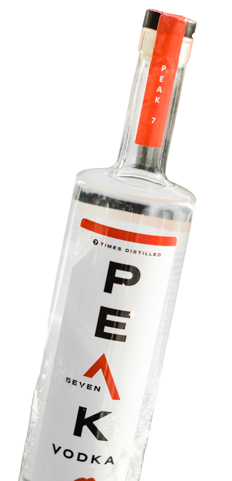 Peak Vodka Disco bottle