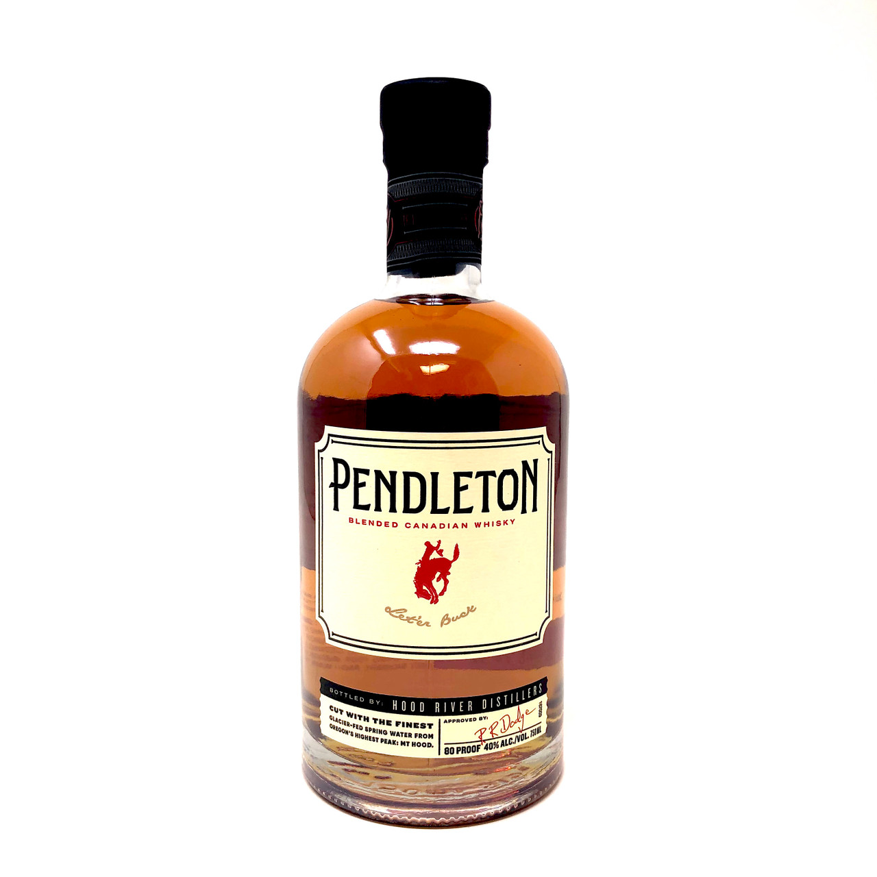 Pendleton Canadian Whiskey bottle