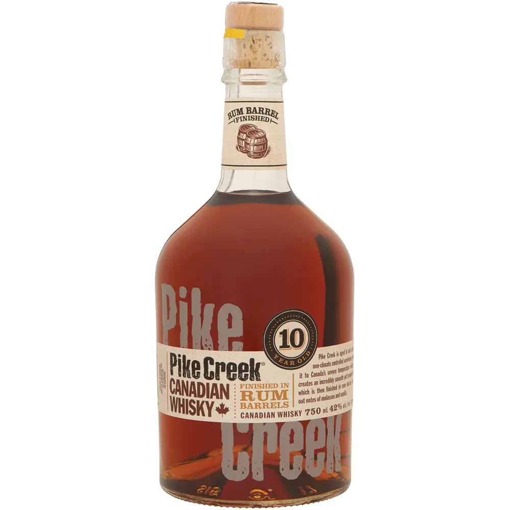 Pike Creek Whisky 10 Yr bottle