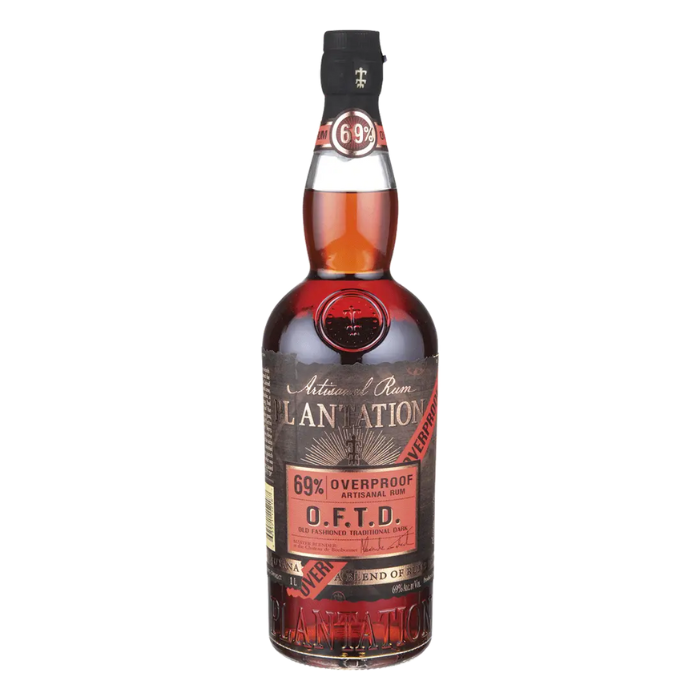Plantation Rum Old Fashioned Traditional Dark Overproof bottle