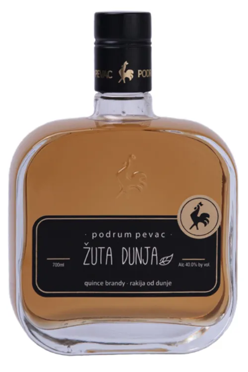 Podrum Pevac Zuta Dunja Quince Brandy bottle