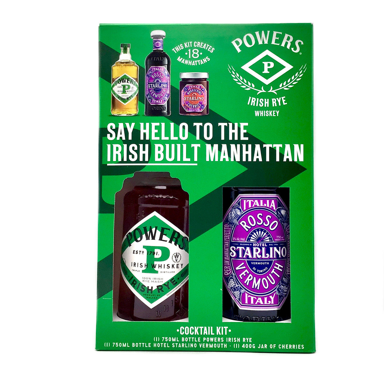 Powers Rye Irish Whiskey bottle