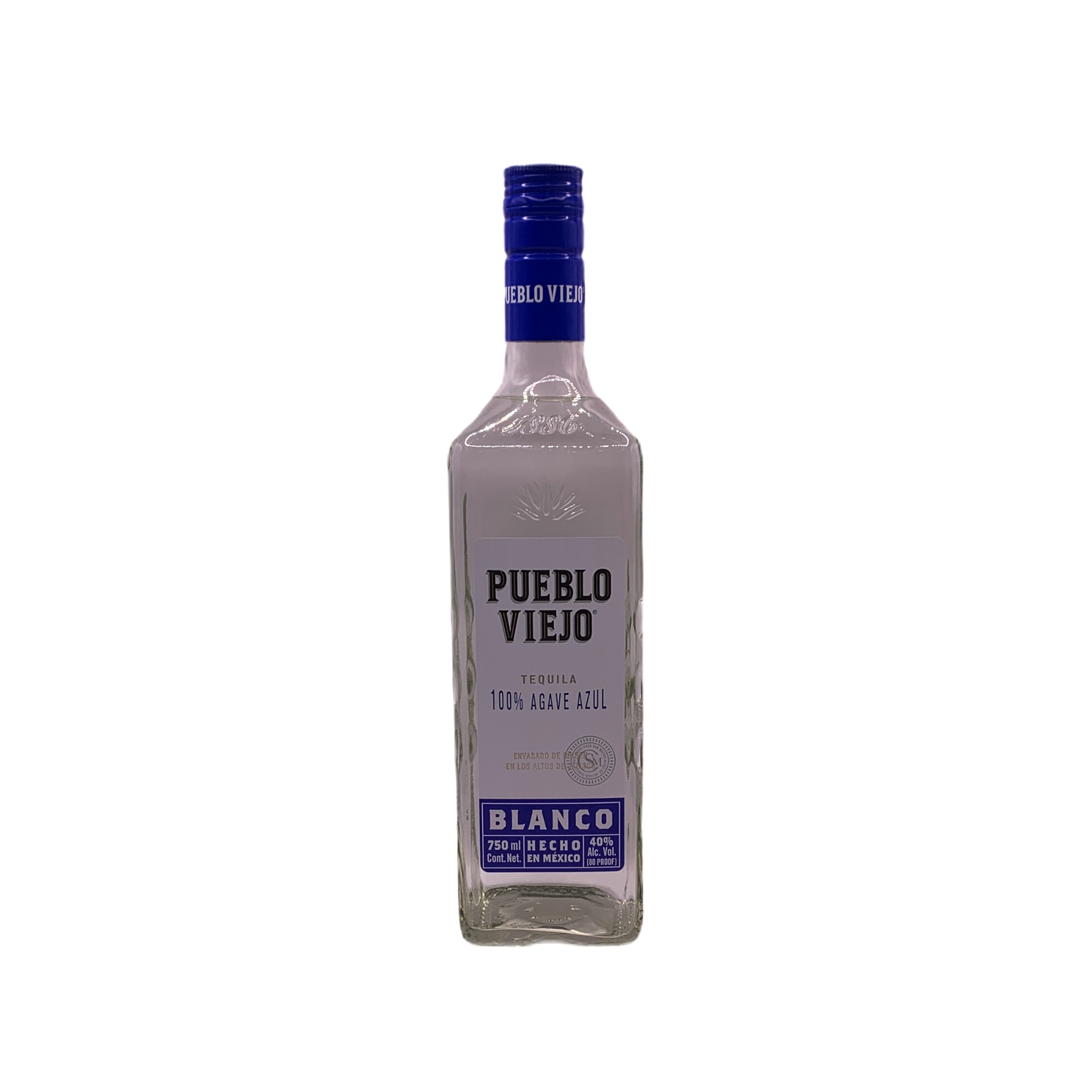 Pueblo Viejo Blanco Tequila bottle