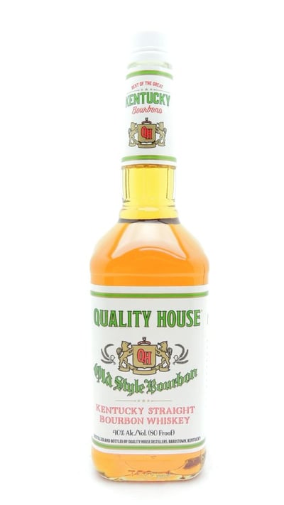 Quality House Old Style Bourbon bottle