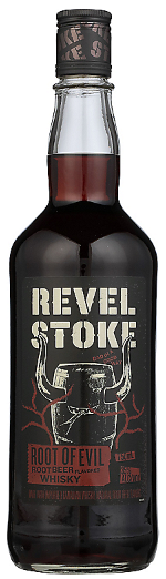 Revel Stoke Root Of Evil Root Beer bottle