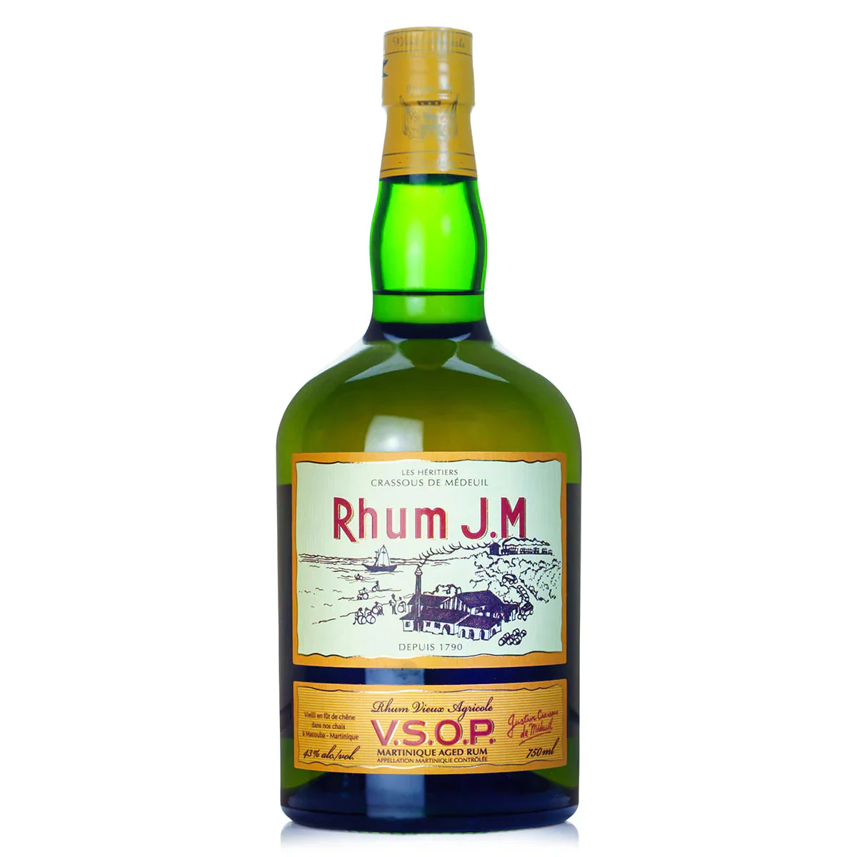 Rhum Jm Vsop bottle