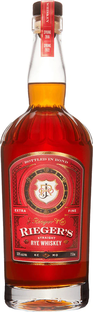 Rieger Straight Rye bottle
