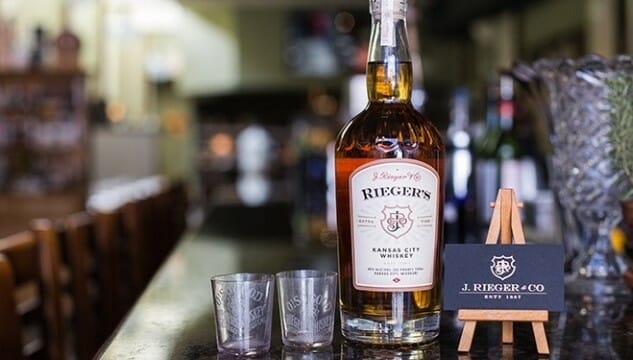 Riegers Kansas City Whiskey bottle