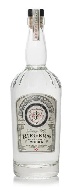 Riegers Premium Wheat Vodka bottle