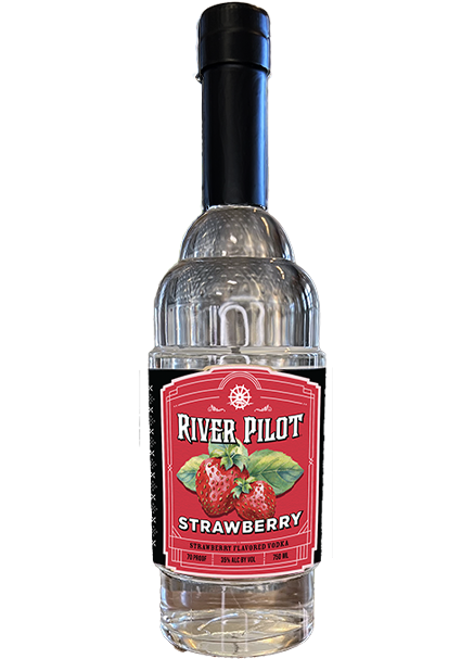 River Pilot Strawberry Vodka Disco bottle
