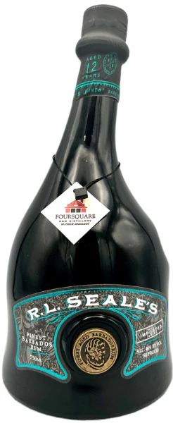 R.l. Seales 12Yr Rum bottle