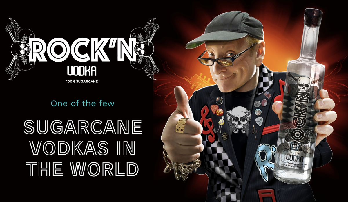 Rockn Vodka Dno bottle