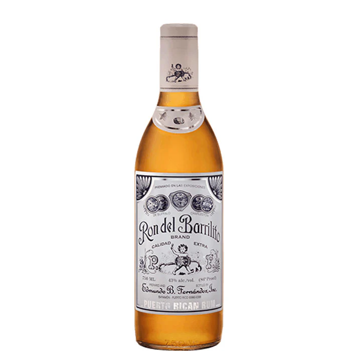 Ron Del Barrilito 3 Star Use Code 43752 bottle