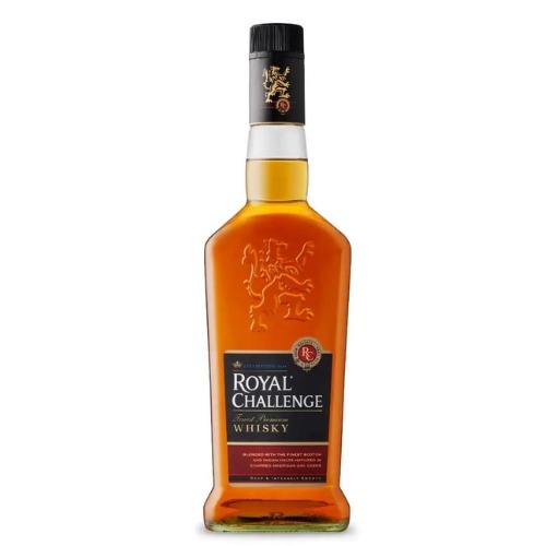 Royal Challenge Whisky bottle