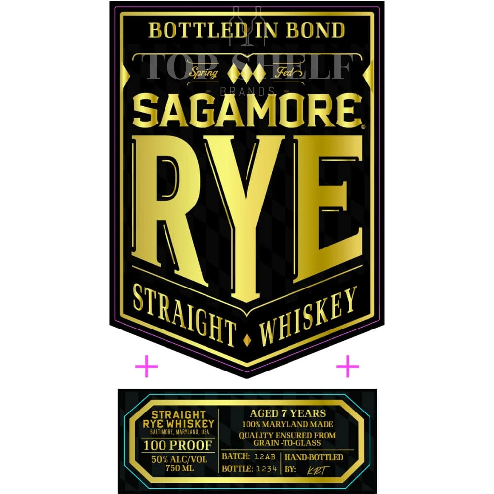 Sagamore Bottled In Bond Rye bottle
