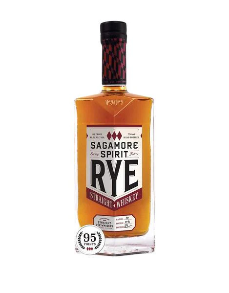 Sagamore Straight Rye Whiskey Signature 83 Proof Disco bottle