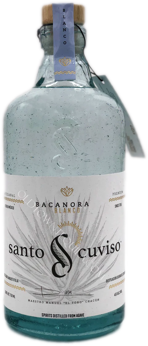 Santo Cuviso Bacanora Blanco bottle