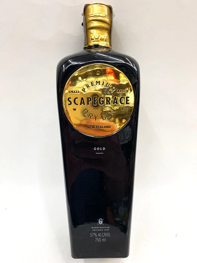 Scapegrace Gold Gin bottle