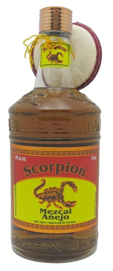 Scorpion Mezcal Anejo 2Yr bottle