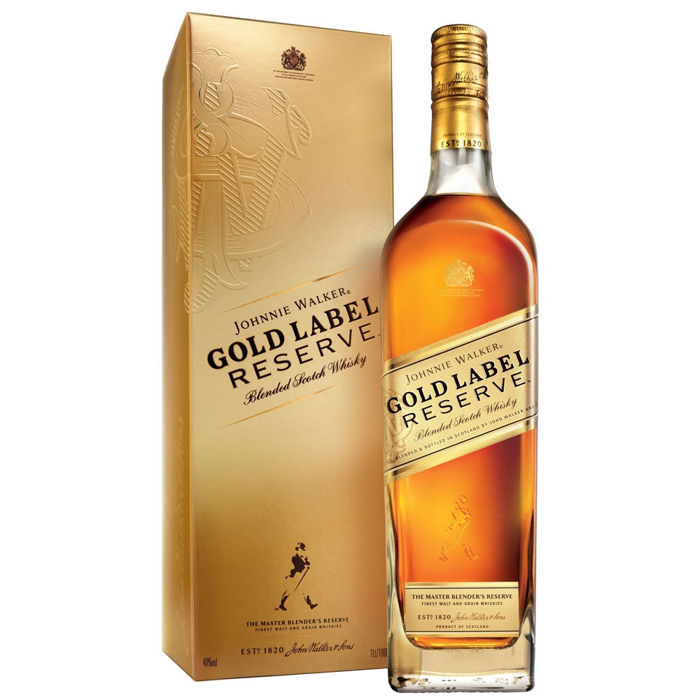 Scots Gold Blended Scotch Whisky Gold Label bottle