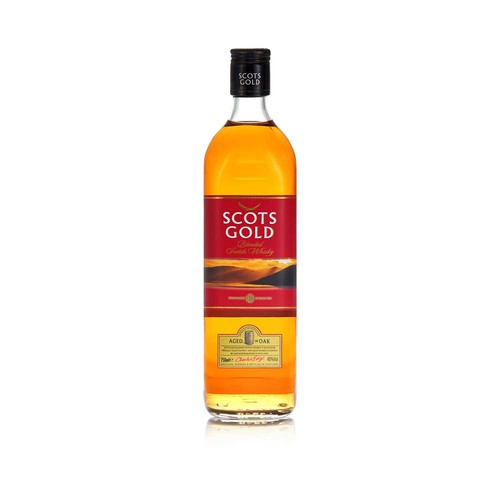 Scots Gold Blended Scotch Whisky Red Label bottle