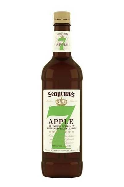 Seagrams 7 Crown Orchard Apple bottle