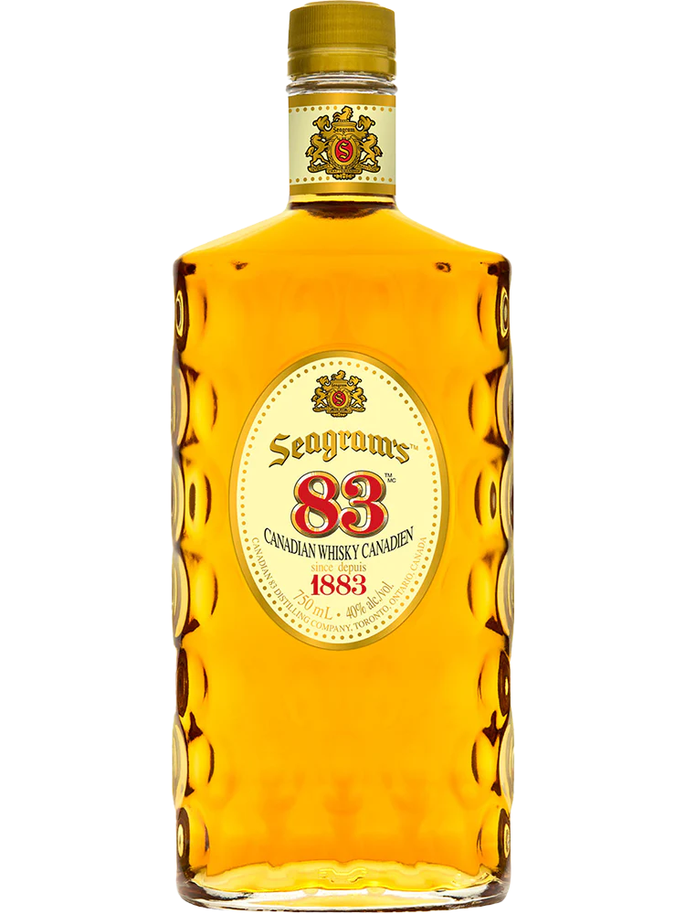Seagrams 83 American Blend bottle