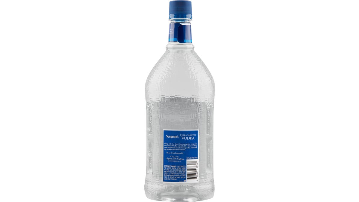 Seagrams Extra Smooth Vodka bottle