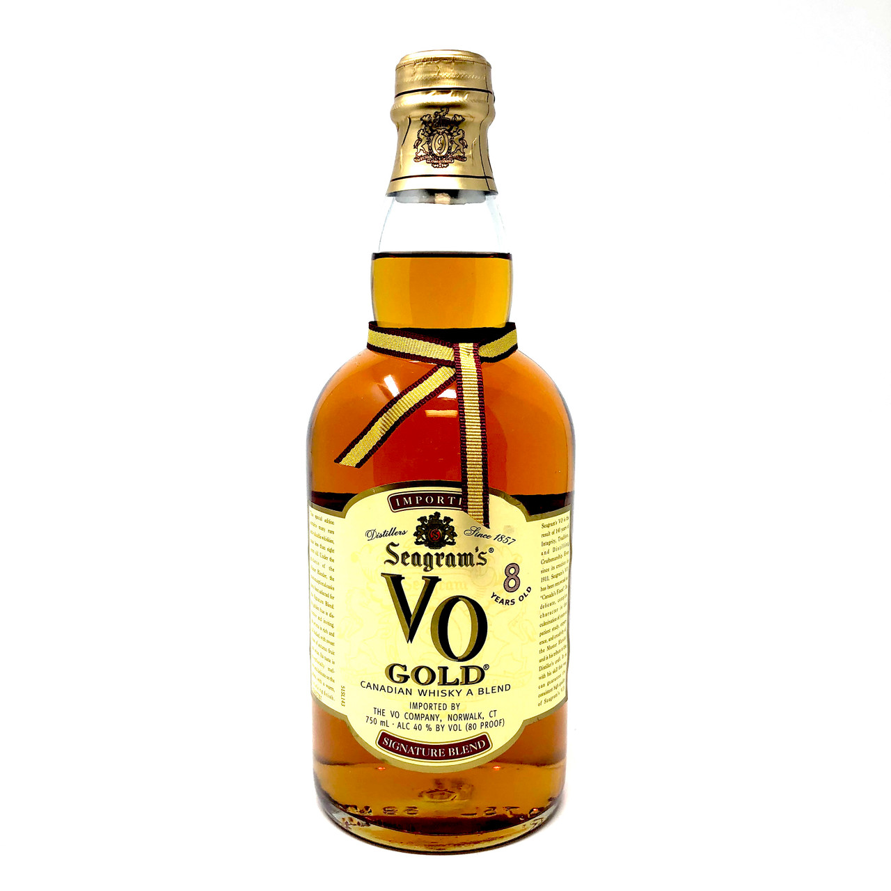 Seagrams Vo Gold bottle