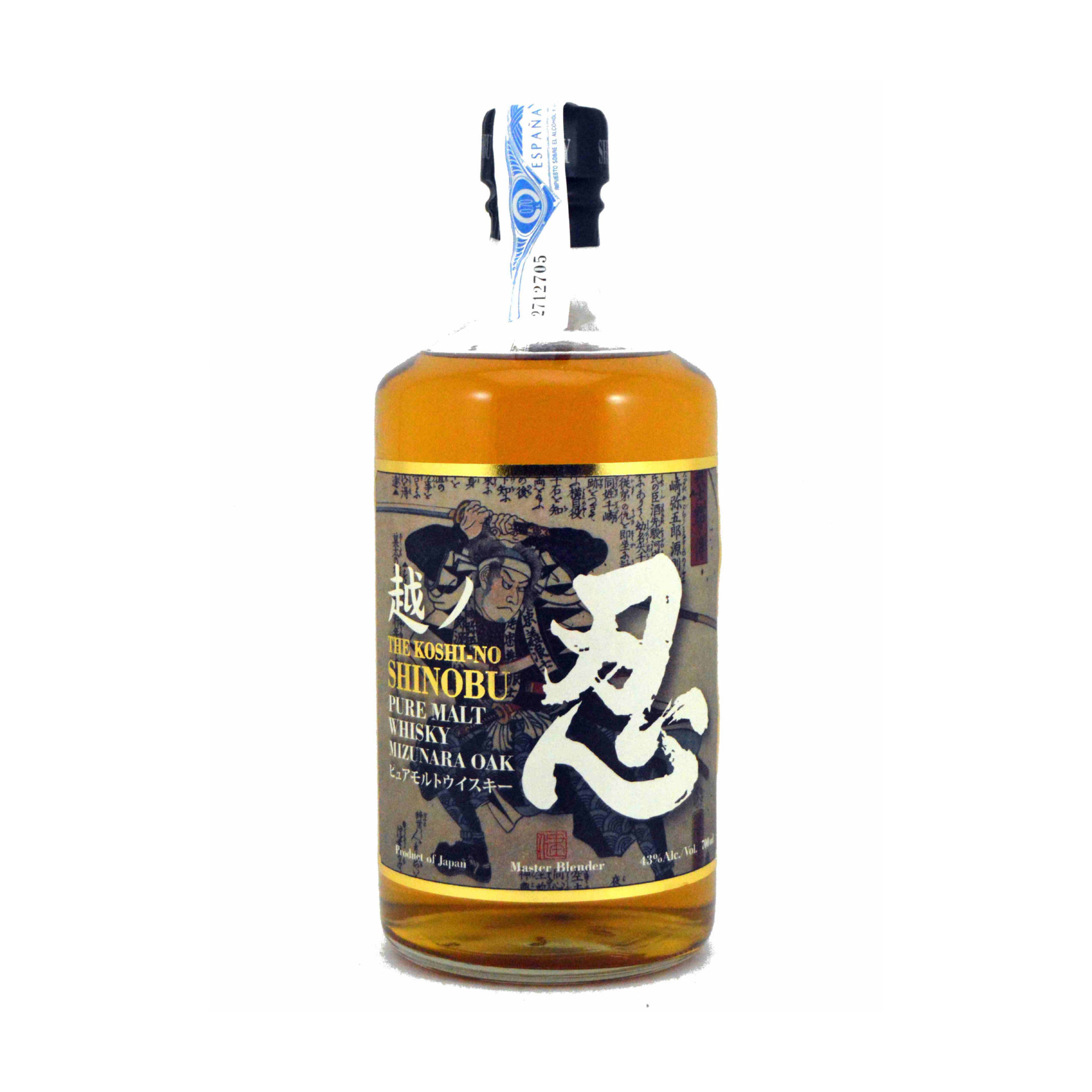Shinobu Pure Malt Whisky bottle