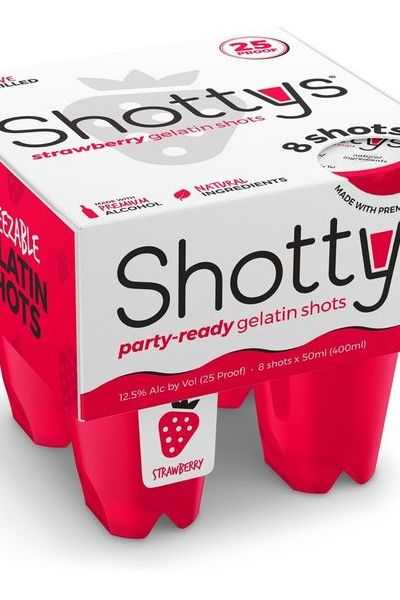 Shottys Cocktail Flavor Gelatin Shots bottle