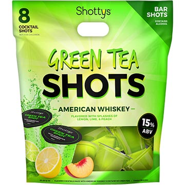 Shottys Green Tea Shot bottle