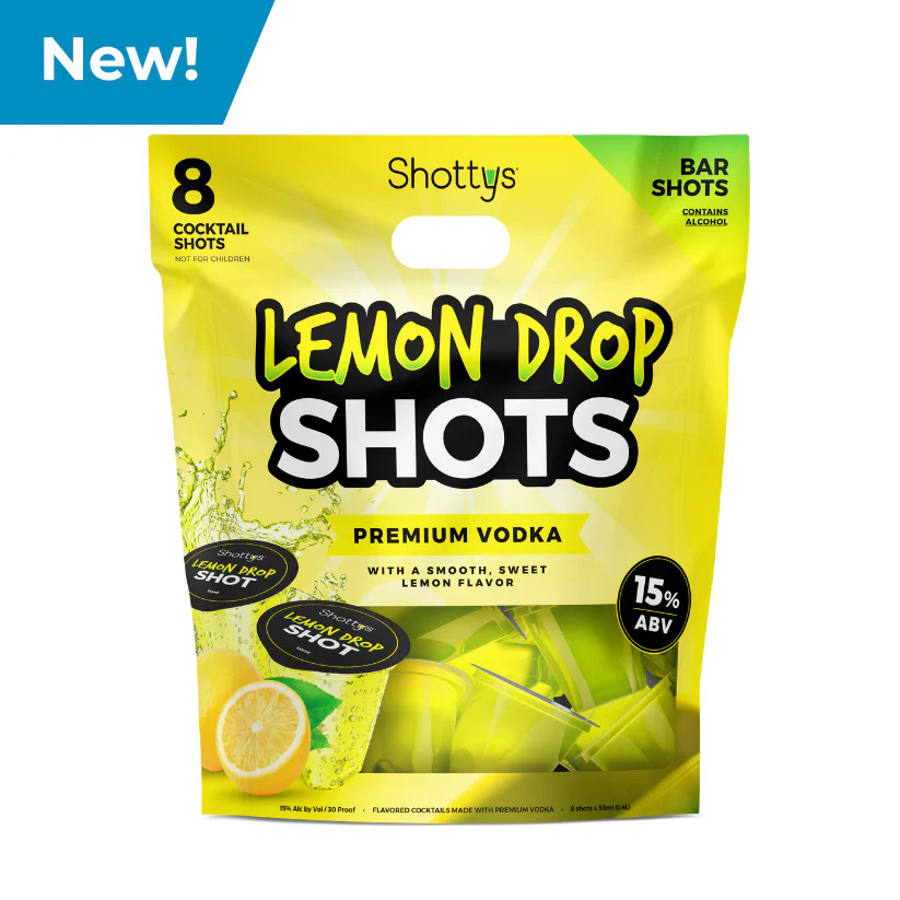 Shottys Green Tea Whiskey And Lemon Drop Shots bottle