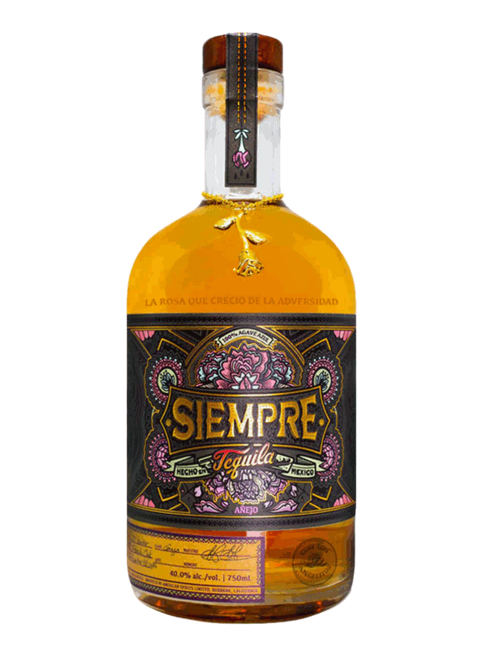 Siempre Tequila Anejo Use Code 88191 bottle