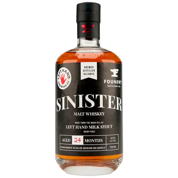 Sinister Malt Whiskey bottle