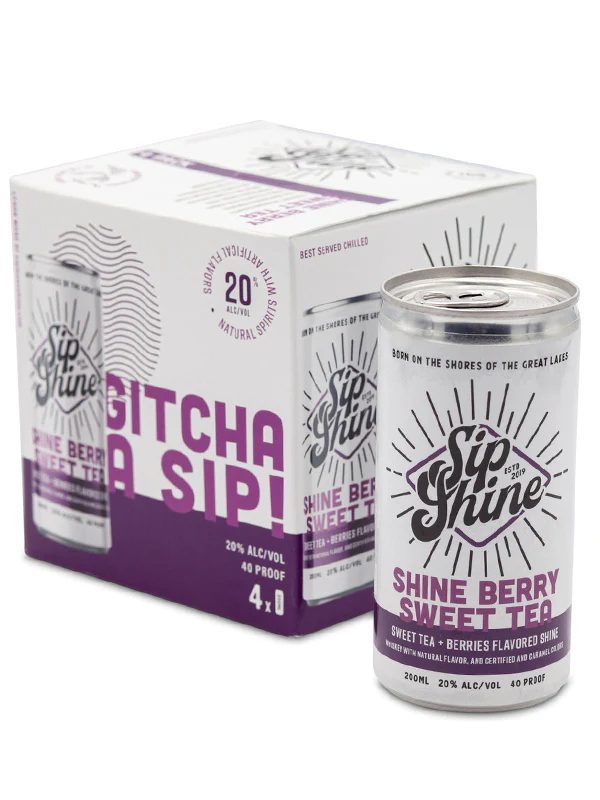 Sip Shine Shine Berry Sweet Tea bottle