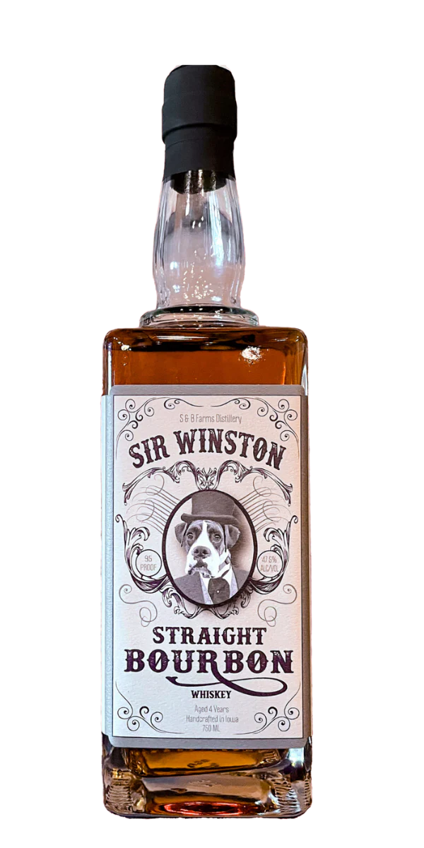 Sir Winston Wheated Bourbon bottle