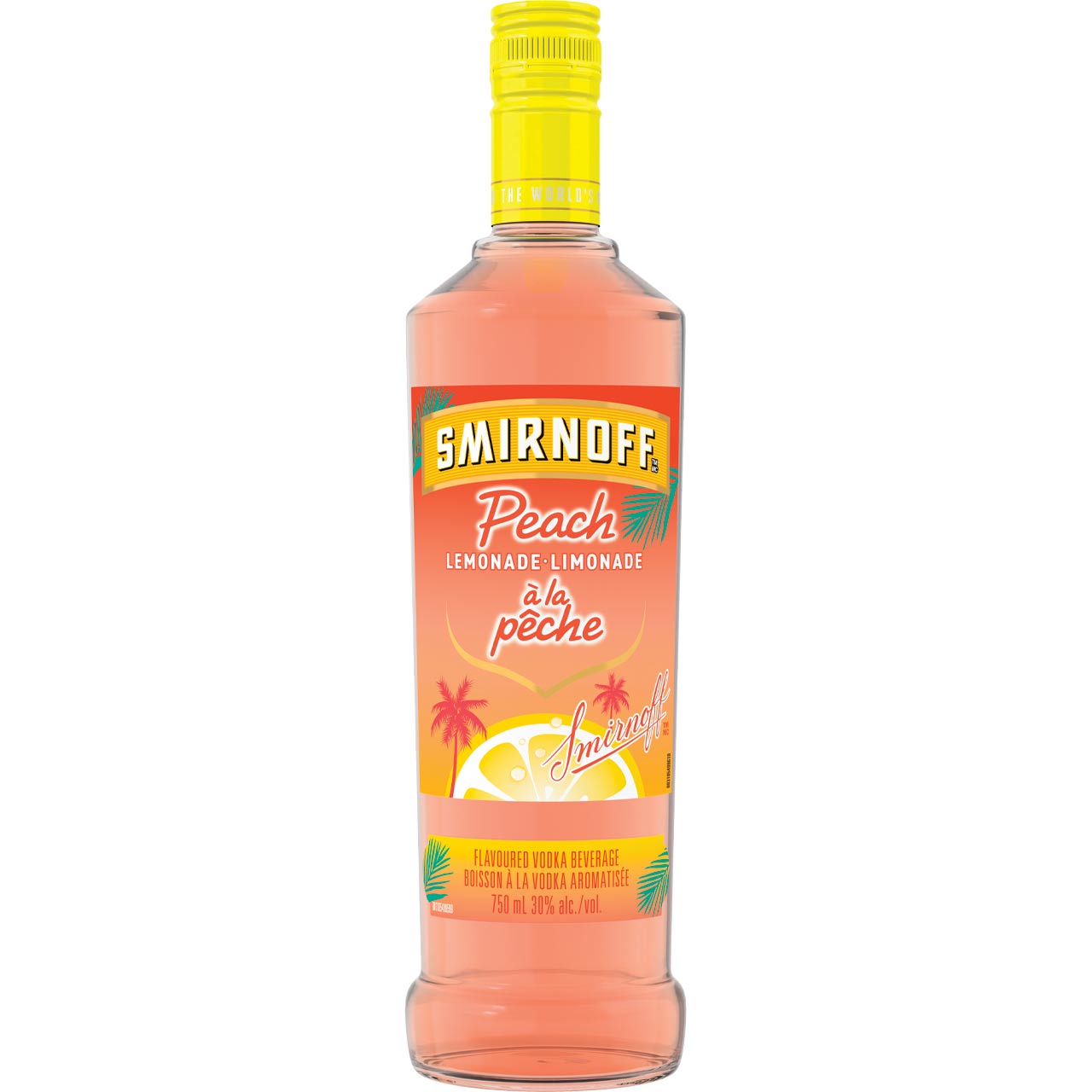 Smirnoff Peach Lemonade bottle