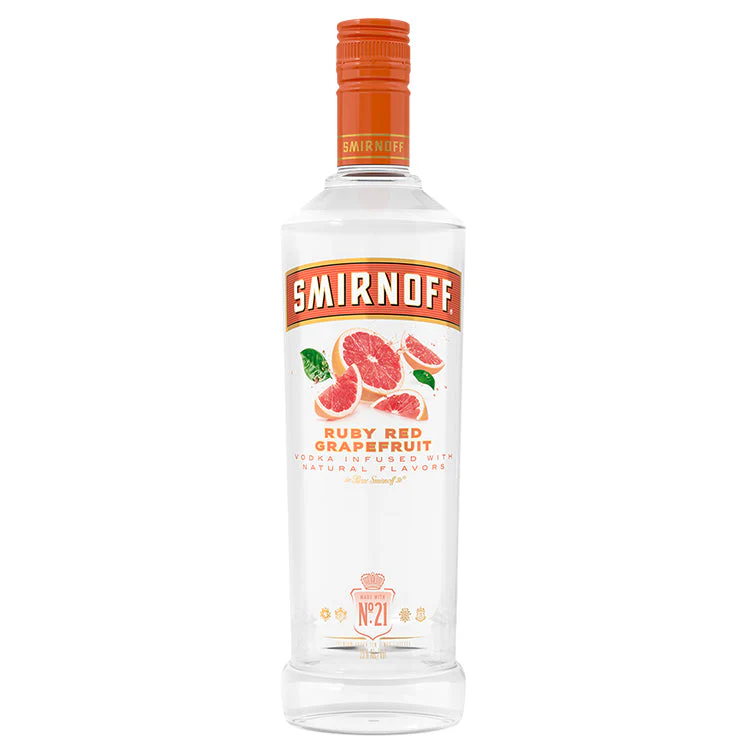 Smirnoff Ruby Red Grapefruit bottle