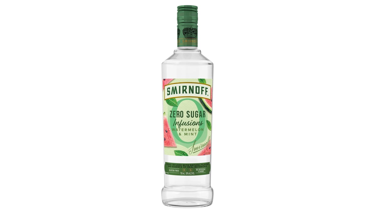 Smirnoff Zero Sugar Infusion Watermelon & Mint Mini bottle