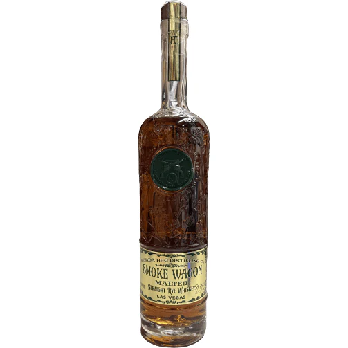Smoke Wagon Malted Straight Rye Whiskey bottle
