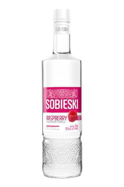 Sobieski Raspberry Vodka bottle