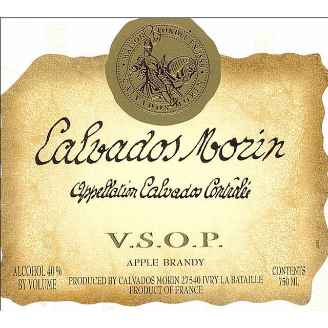 Sooh Morin Calvados Hors D'age bottle