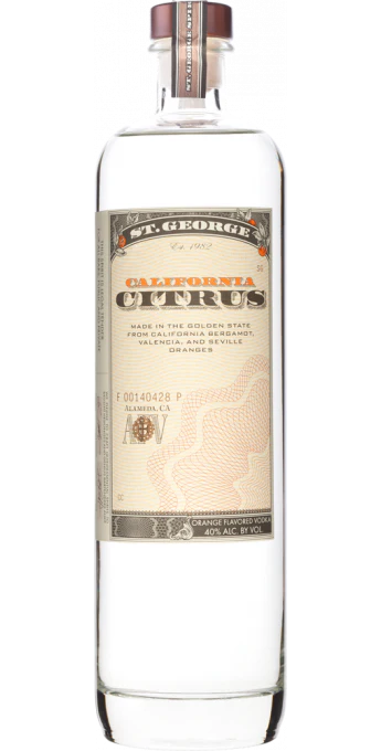Sooh St George California Citrus Vodka bottle